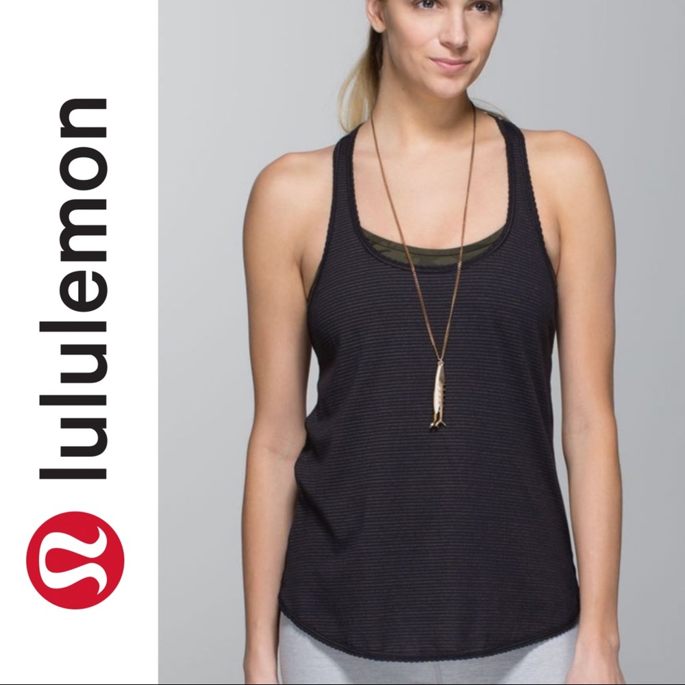 Lululemon Razorback Tank top Singlet black
